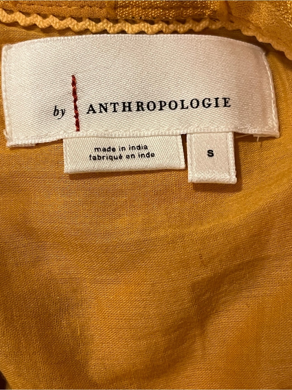 By Anthropologie Allene Shimmer Maxi Dress Marigold Gold Metallic Small - Picture 11 of 13